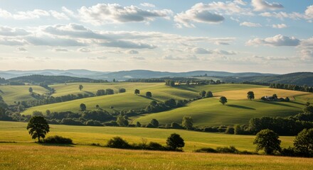 Serene Rolling Hills Landscape Photography