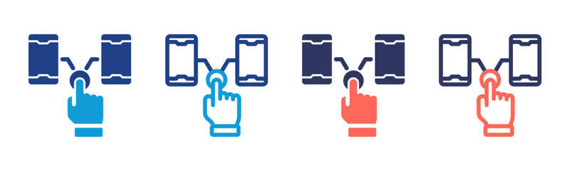 Interaction icon sheet multiple style collection