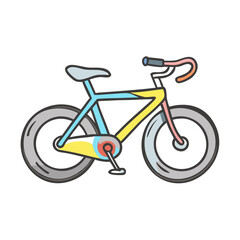 triathlon bike icon, triathlon bike vector illustration-simple illustration of triathlon bike, perfect for triathlon bike logos and icons