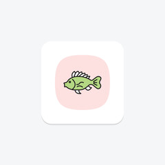Scorpionfish, vector, pixel perfect, illustrator file