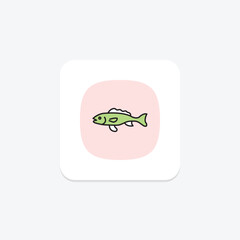 Goby, vector, pixel perfect, illustrator file