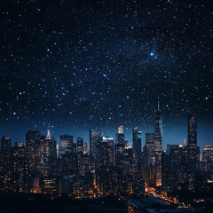 Dramatic sky over urban buildings high resolution picture