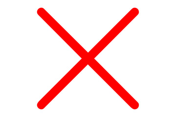red cross mark