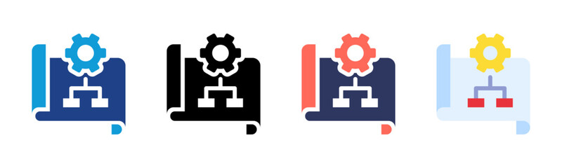 Implement icon sheet multiple style collection
