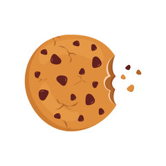 Fototapeta premium Cookie Icon Vector Design.