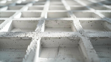 Modern concrete grid texture seamless geometric pattern for architectural design