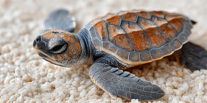 photo of playful baby turtle 