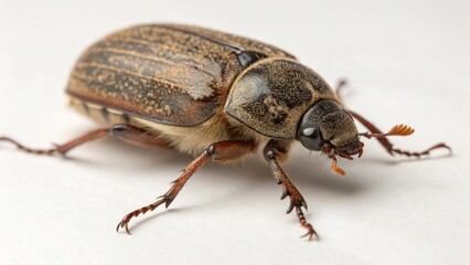 Common Furniture Beetle on studio background
