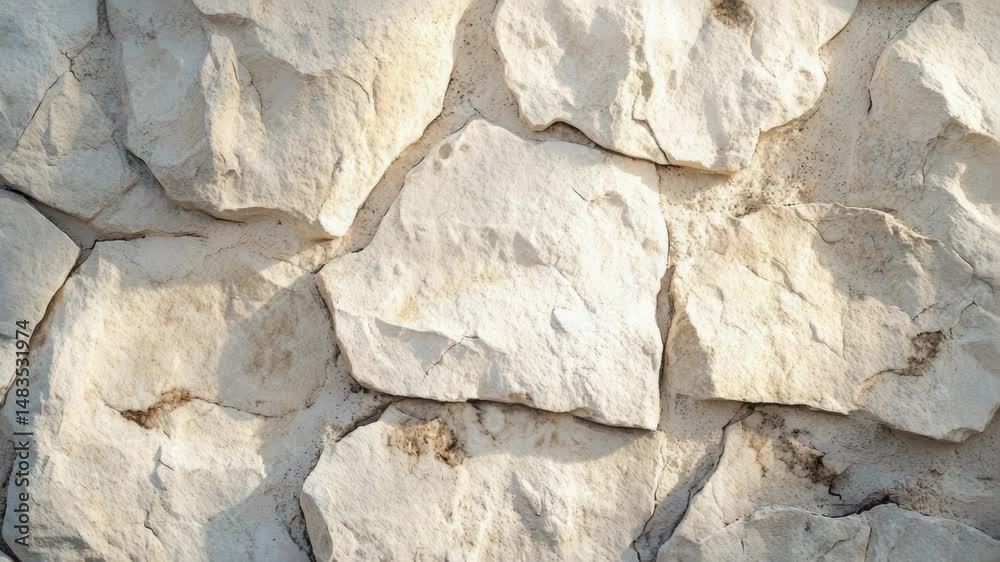 Poster rocky cliffside with textured surface and natural patterns