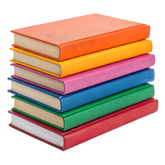 Fototapeta premium Stack of Colorful Books Ready for Education