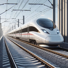 Naklejka premium Supersonic Teain