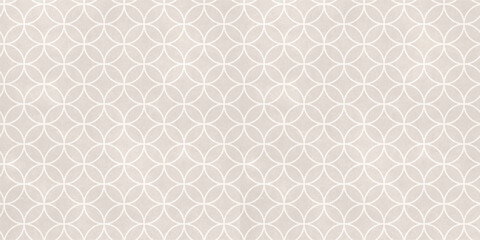 Seamless geometric pattern background in beige and white for textile and wallpaper design