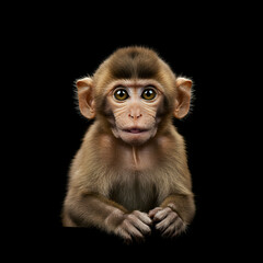 Adorable Baby Monkey: Cute Wildlife Photo