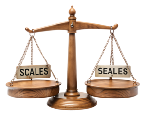 scales of justice and money isolated on a white background. PNG Transparent file type with high definition quality Available.