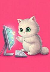 Fluffy's Digital Butterfly