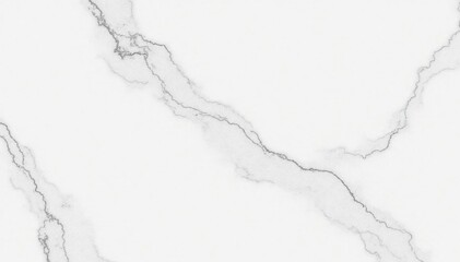 Fototapeta premium Swirling grey veins on pristine white marble background, material, art