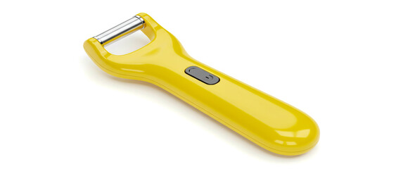 Obraz premium yellow screwdriver isolated on white background