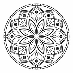 Mandala coloring page