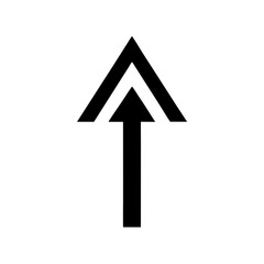 Arrow Up Icon Vector Flat Clean Look Isolated