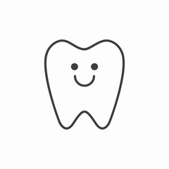 clean white hygiene tooth teeth icon sign vector