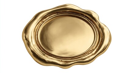 Golden wax seal