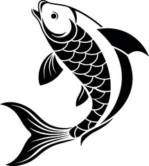 vector of a fish icon design