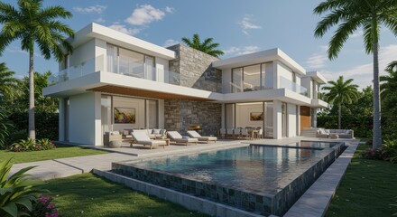 Luxury Villa Design Modern Tropical Architecture