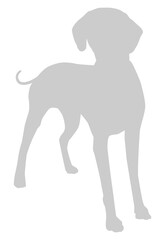 Dog Silhouette, can use for Logo, Art Illustration, Apps, Pictogram, Website, or Graphic Design Element. Format PNG
