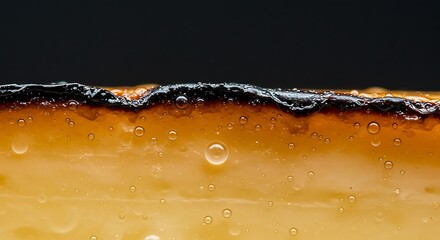 water splash on black background