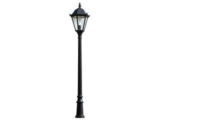 Elegant Black Outdoor Lamp Post Classic Garden Lighting Tall Street Light Fixture