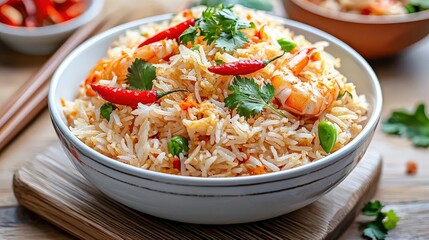 Artful presentation of spicy crab in high-resolution image format.