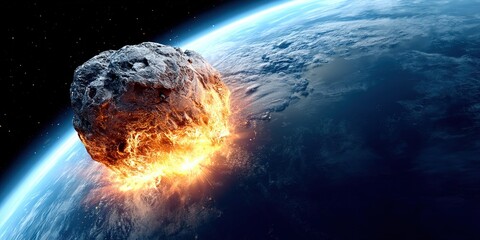asteroid hitting earth 