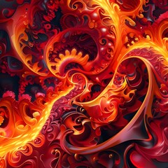 abstract fractal background