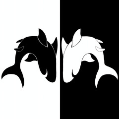 vector illustration of a scary halloween pumpkin