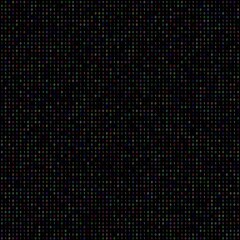4096 numbers zero and one of the binary system without a precise sequence with random colors on a black background ideal as a concept of data encryption and computer code on a matrix of 64 x 64