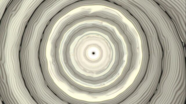 Abstract motion background - multi-layered circles. Animation of a spiral from which lines appear.