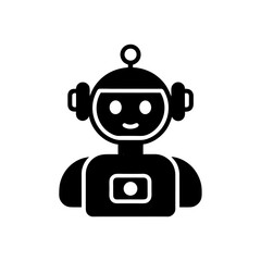 Obraz premium banking chatbot icon on white background .svg
