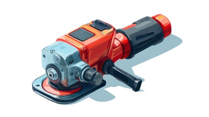 Fototapeta premium Industrial electric sander