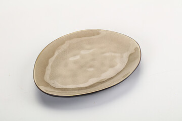 Empty clean color plate dishware