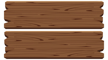 Wooden planks for message board or sign post design © NeuroVisual Lab
