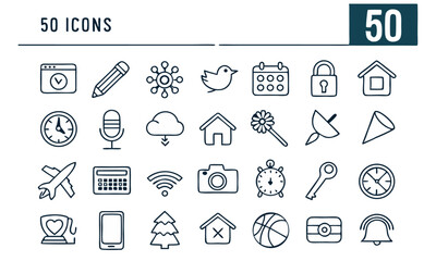 vector set of medical icons