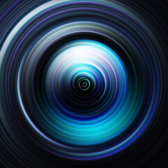 Colorful radial motion effect. Abstract rounded background. Color curves and sphere. Multi color gradient rings and circles wallpaper. Colored texture backdrop and banner.