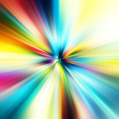 Fototapeta premium Colorful zoom motion effect. Abstract background. Color lines. Colored texture backdrop and banner. Multi color gradient pattern and textured wallpaper.