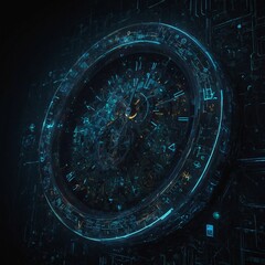 the clock of zodiac