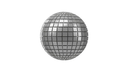 Silver Disco Ball Party Lights 70s Retro Dance Club Mirror Ball Shiny Sphere Nightclub Decor Festive