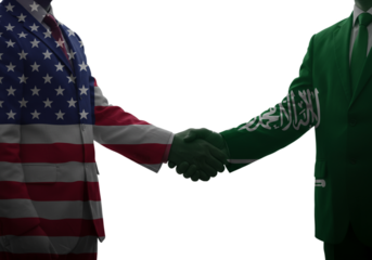 us and saudi arabia handshake
