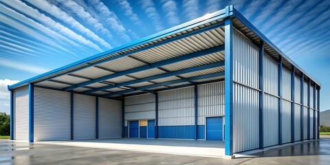 Obraz premium corrugated iron sheet canopy frame aluminum facade blackboard.jpg