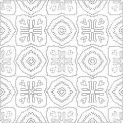 Linear pattern. Digital design.Black and white pattern for web page, textures, card, poster, fabric, textile. Linear Wallpaper Image.
Repeating ornament.