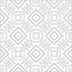 Linear pattern. Digital design.Black and white pattern for web page, textures, card, poster, fabric, textile. Linear Wallpaper Image.
Repeating ornament.