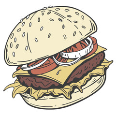 Hamburger Icon Vector. Adobe Illustrator Artwork